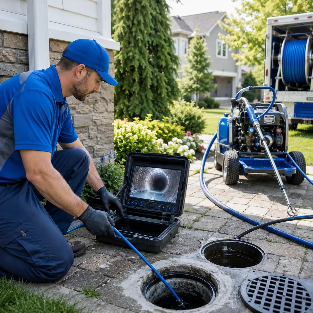 Outdoor drain cleaning professionals serving Stuart, OK